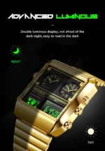 Montre LIGE FOXBOX 0011 – L'Édition Limitée au Design Carré – Image 3